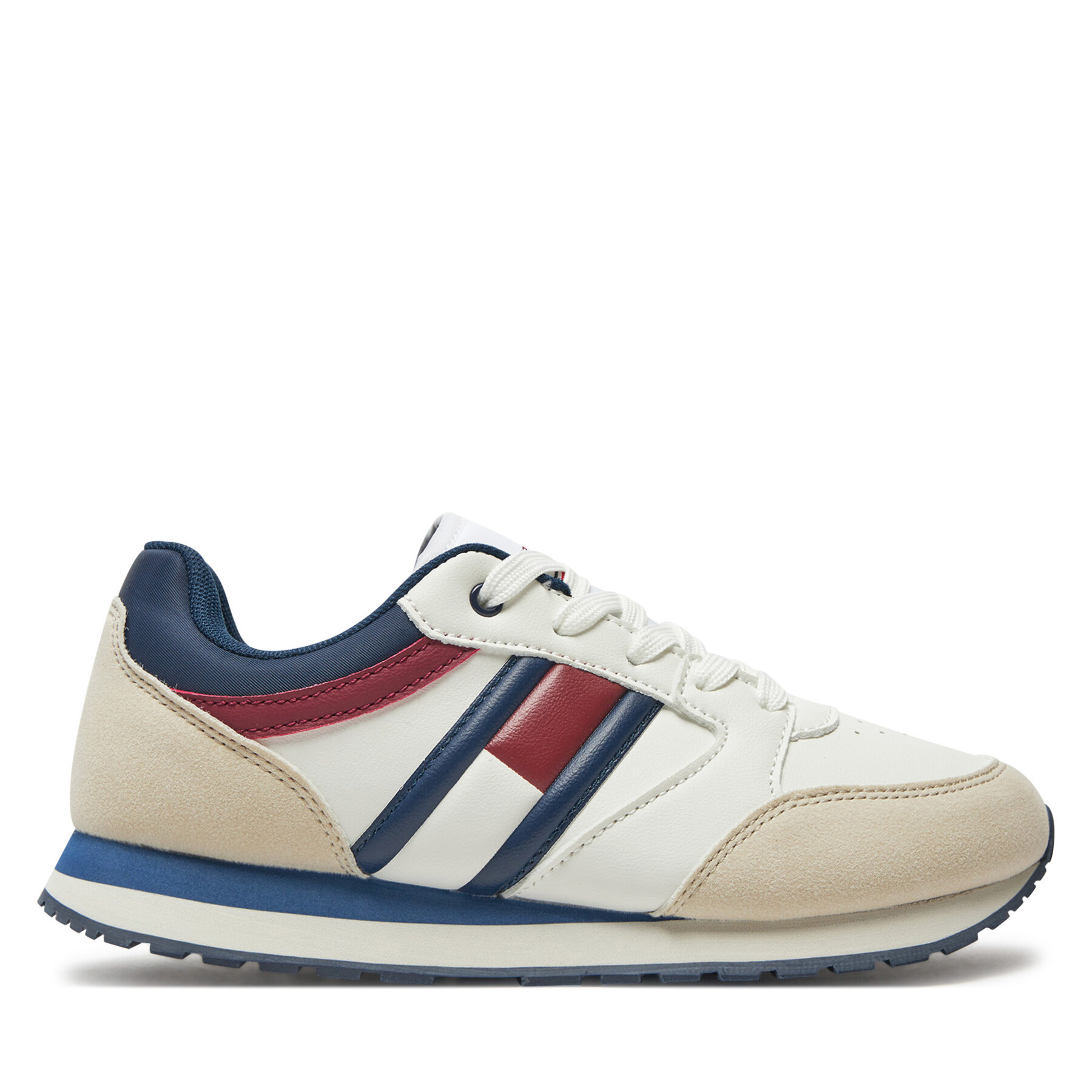 Sneakers Tommy Hilfiger Flag Low Cur Lace-Up Sneaker T3X9-33664-1269 Weiß von Tommy Hilfiger