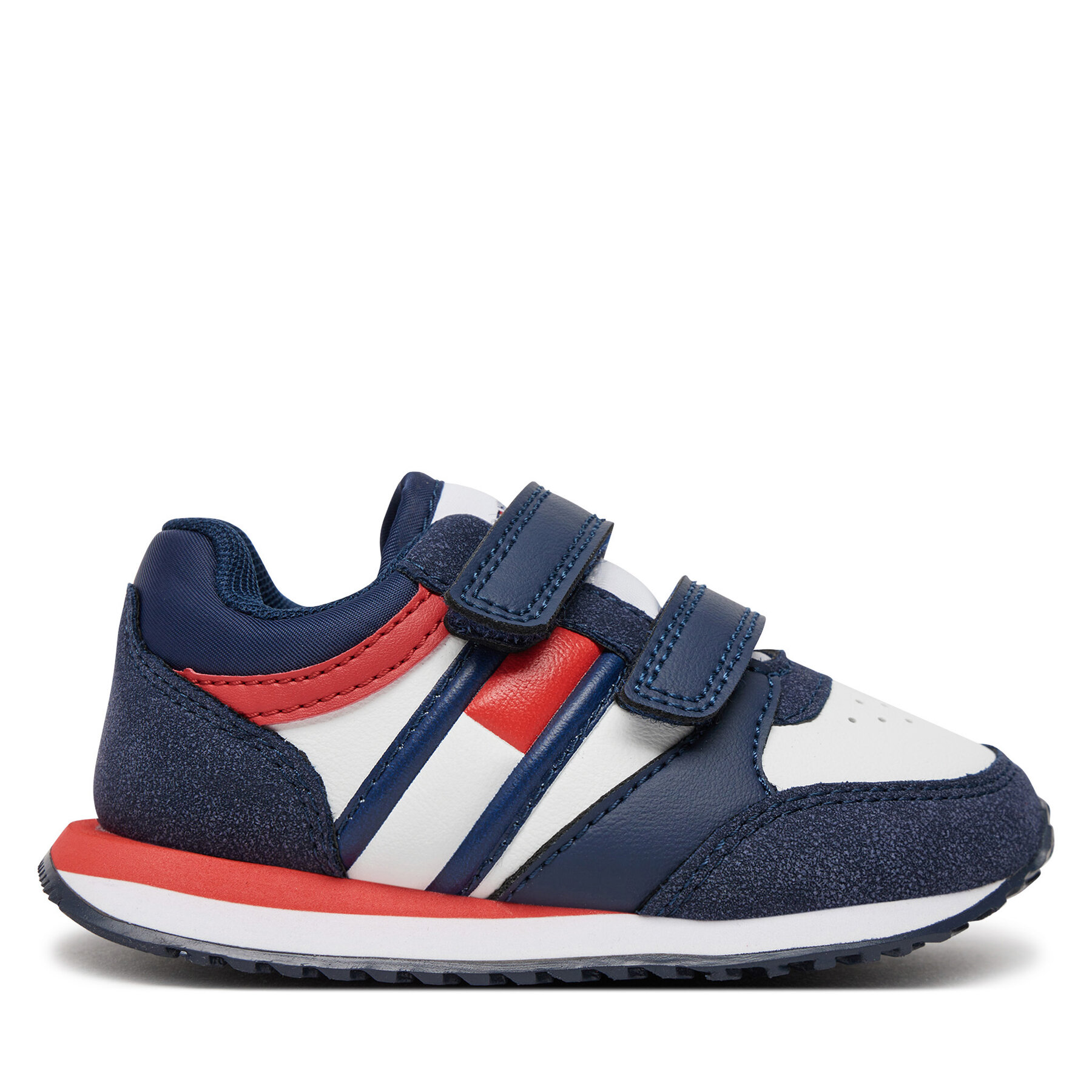 Sneakers Tommy Hilfiger Flag Low Cut Velcro Sneaker T1B9-33661-1269 Dunkelblau von Tommy Hilfiger