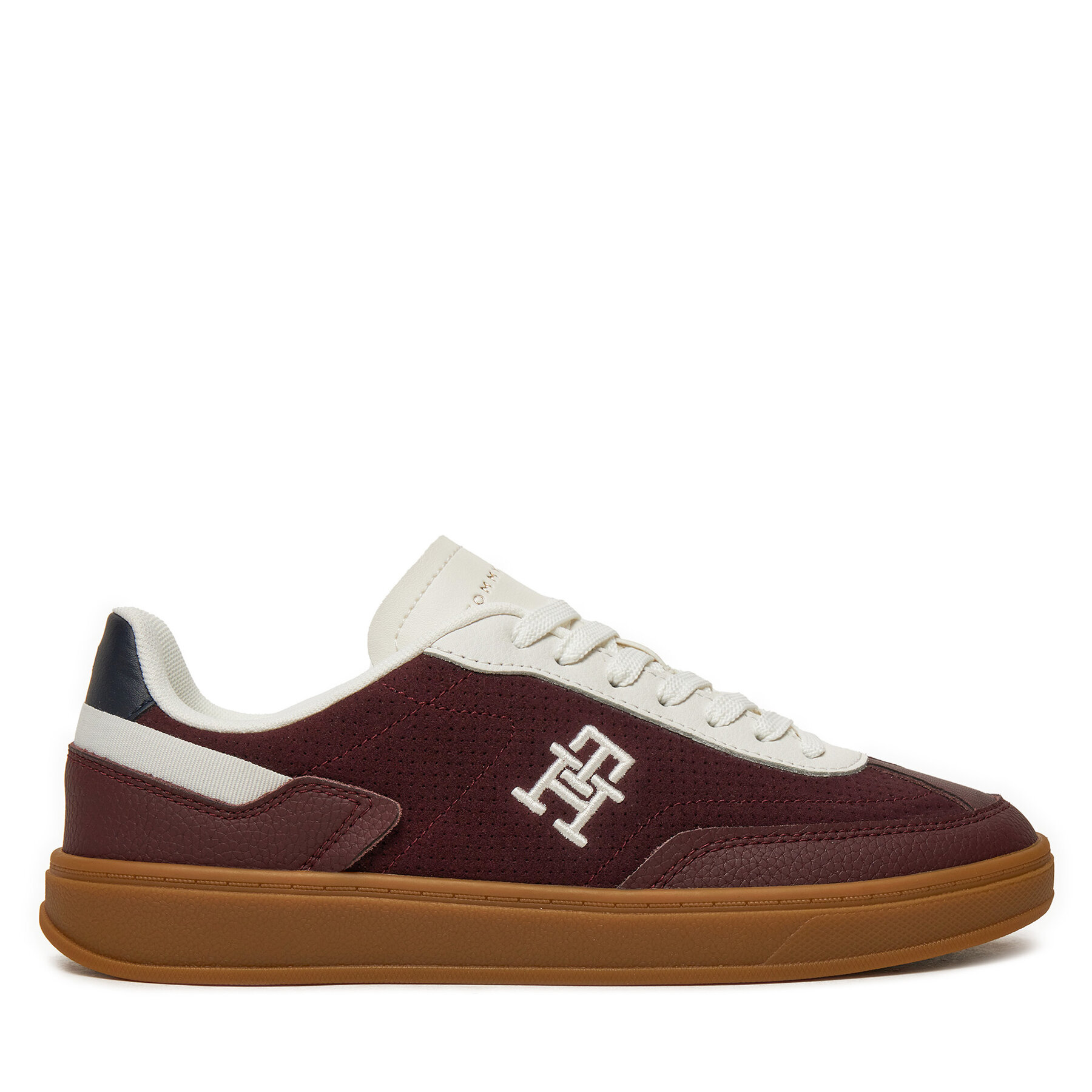 Sneakers Tommy Hilfiger Heritage Sneaker Perf FW0FW08380 Dunkelrot von Tommy Hilfiger