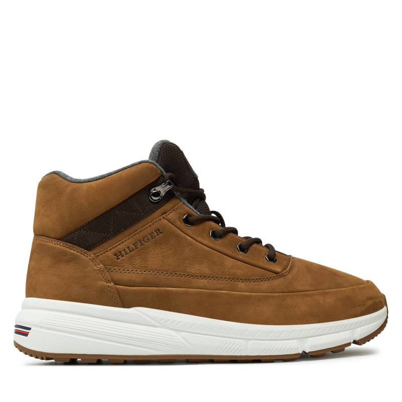 Sneakers Tommy Hilfiger Hilfiger Warm Nubuck Hybrid B FM0FM05189 Braun von Tommy Hilfiger