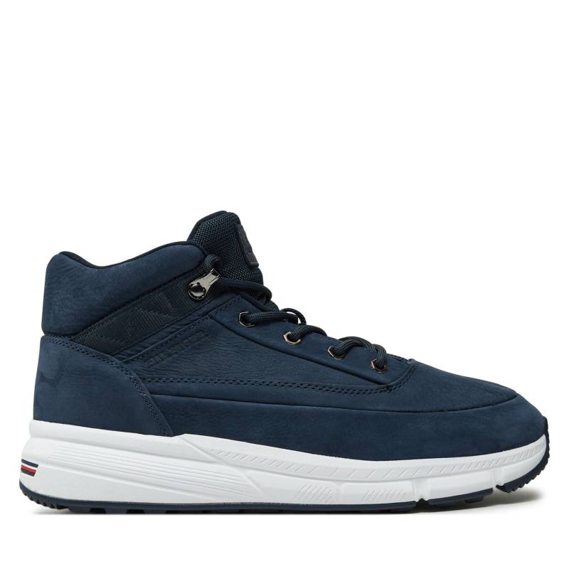 Sneakers Tommy Hilfiger Hilfiger Warm Nubuck Hybrid B FM0FM05189 Dunkelblau von Tommy Hilfiger