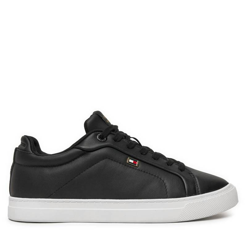 Sneakers Tommy Hilfiger Icon Court Sneaker Flag FW0FW08327 Schwarz von Tommy Hilfiger