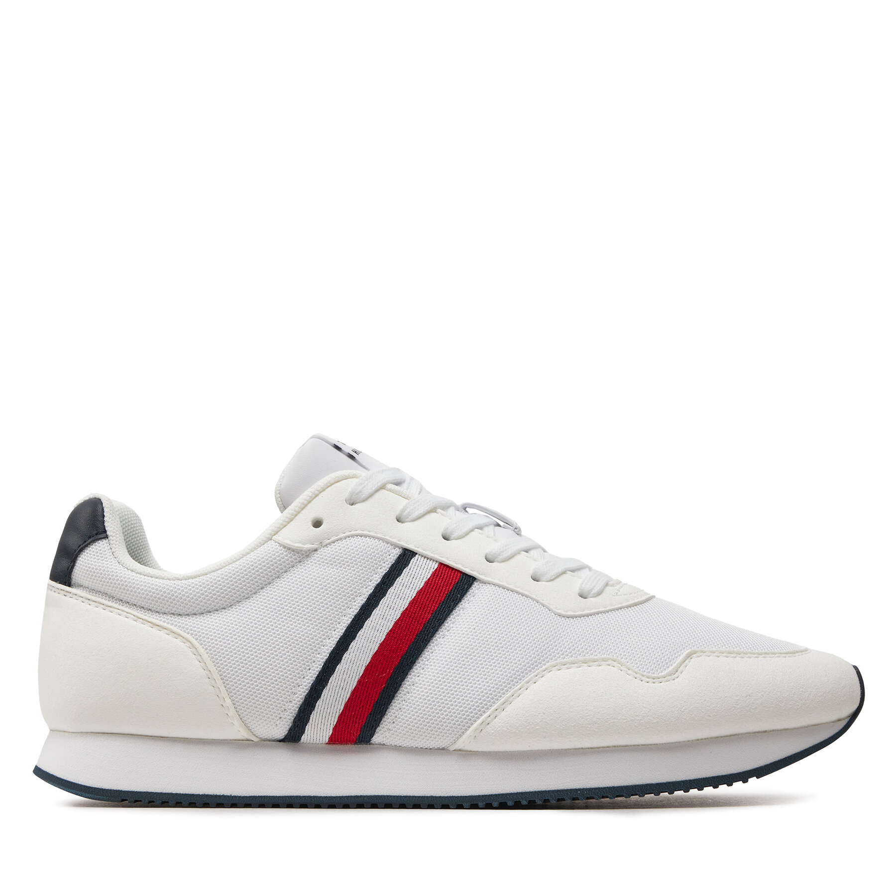 Sneakers Tommy Hilfiger Lo Runner Mix FM0FM04958 Weiß von Tommy Hilfiger