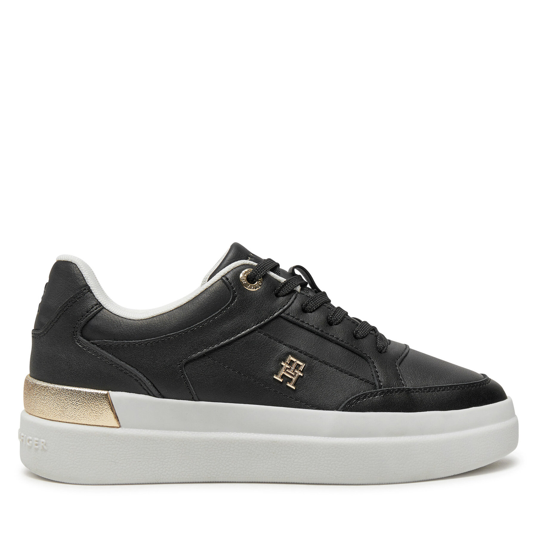 Sneakers Tommy Hilfiger Lux Hardware Court Sneaker FW0FW07997 Schwarz von Tommy Hilfiger