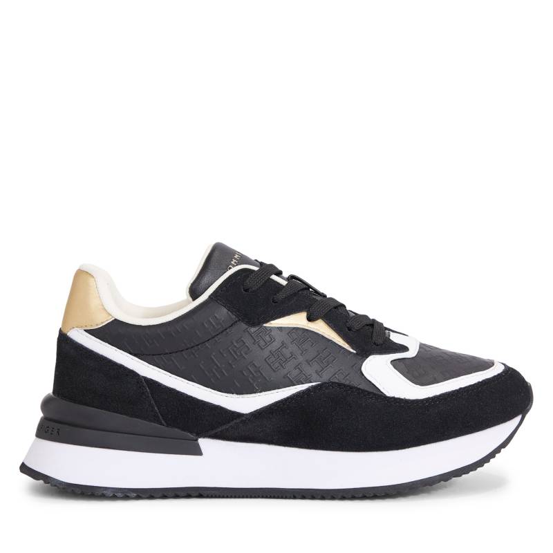 Sneakers Tommy Hilfiger Lux Monogram Runner FW0FW07816 Schwarz von Tommy Hilfiger