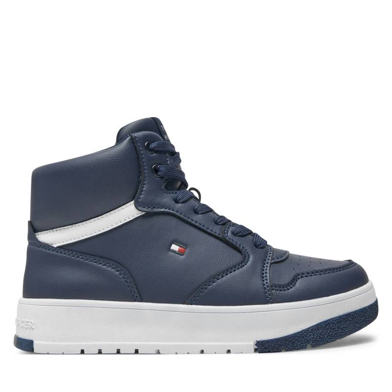 Sneakers Tommy Hilfiger Mid Cutlace-Up Sneaker T3X9-33641-1351 S Dunkelblau von Tommy Hilfiger