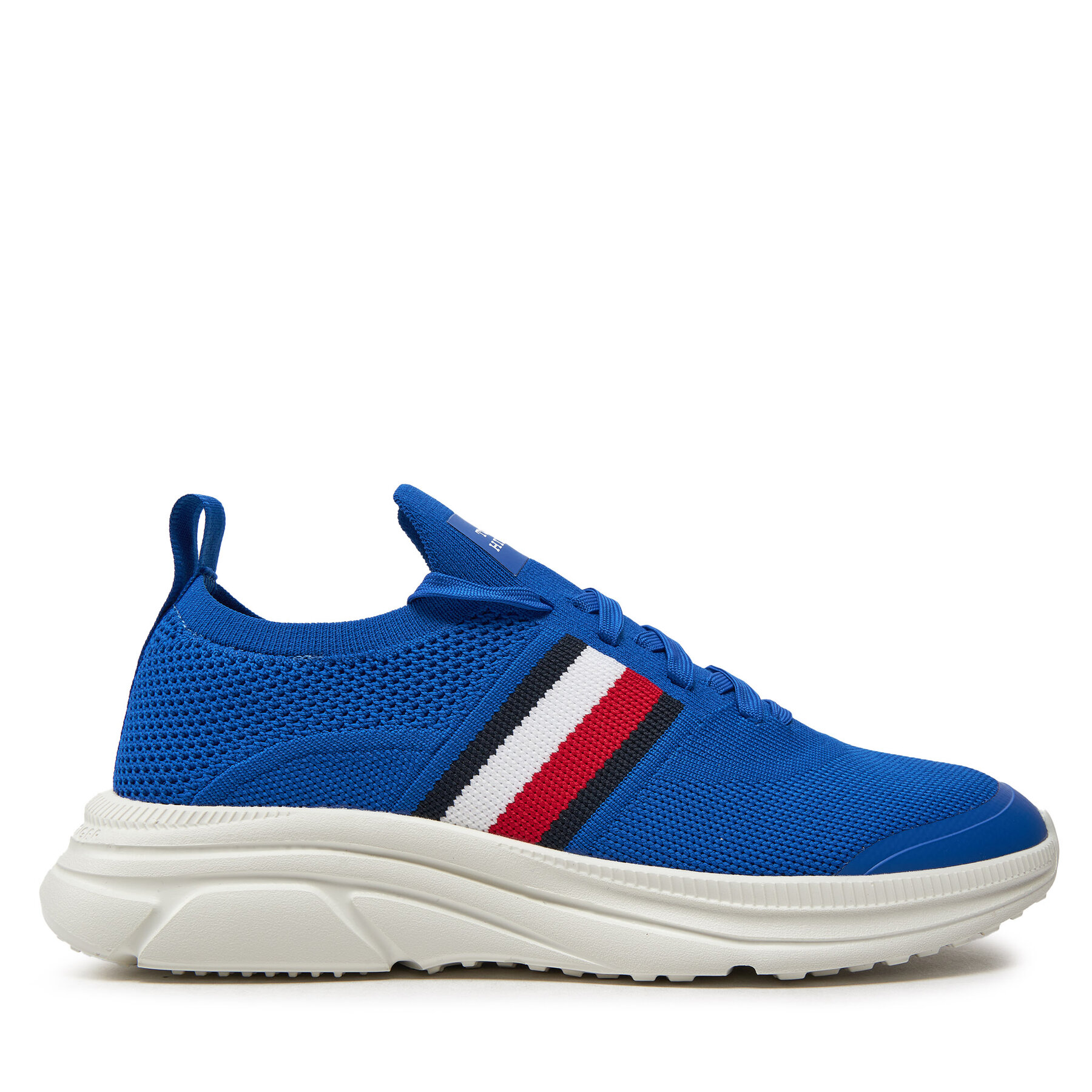 Sneakers Tommy Hilfiger Modern Runner Knit Stripes Ess FM0FM04798 Blau von Tommy Hilfiger