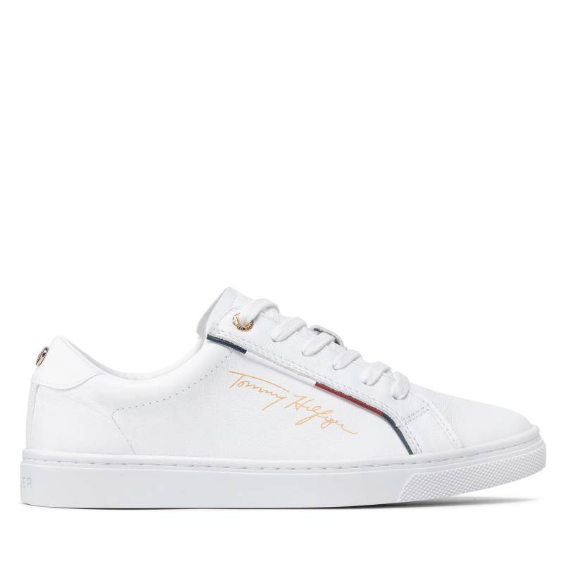 Sneakers Tommy Hilfiger Signature Sneaker FW0FW06322 Weiß von Tommy Hilfiger