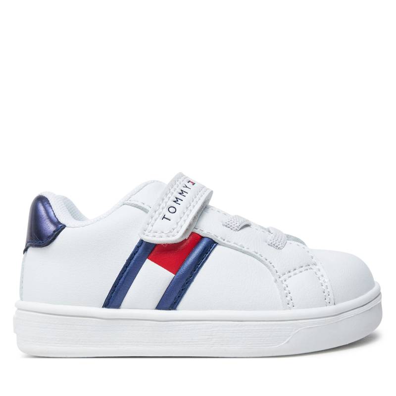 Sneakers Tommy Hilfiger Signature Tape Hook And Loop Sneakers T1A9-33516-1351 Weiß von Tommy Hilfiger