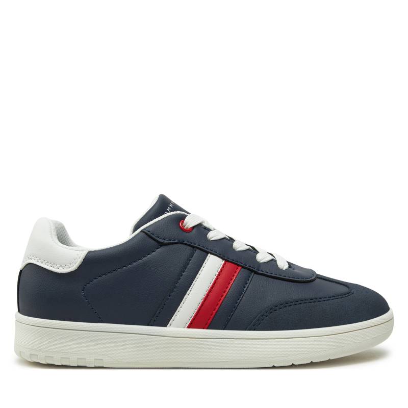 Sneakers Tommy Hilfiger Stripe Low Cut Lace-Up Sneaker T3X9-33851-1269 S Dunkelblau von Tommy Hilfiger