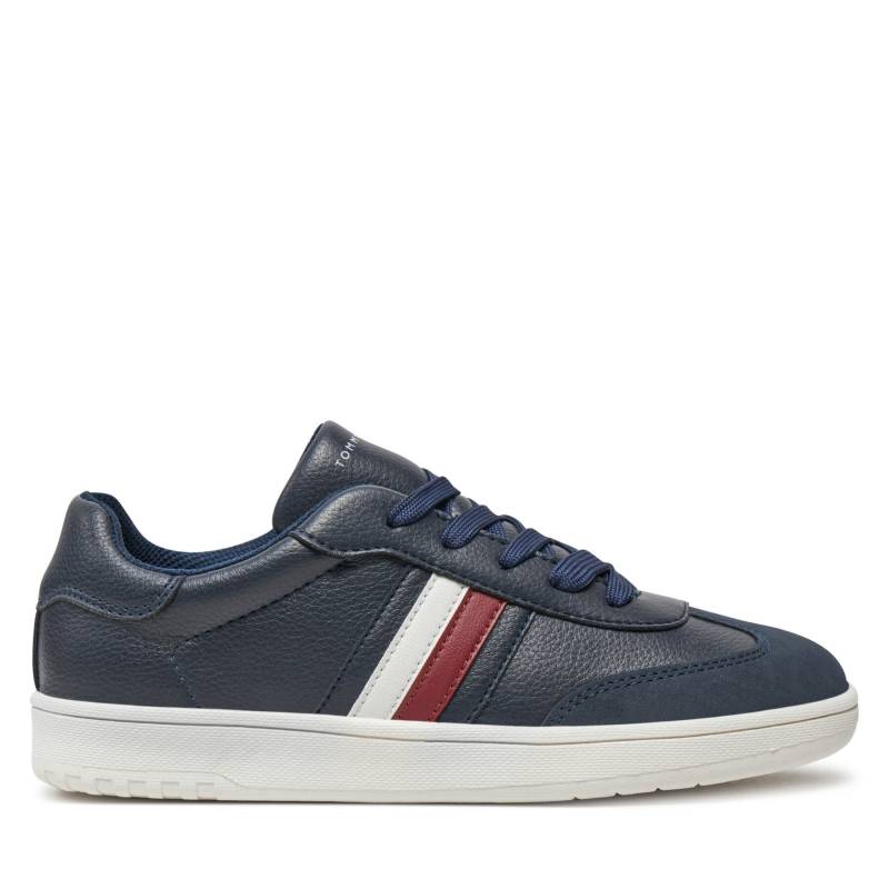 Sneakers Tommy Hilfiger Stripes Low Cut Lace-Up Sneaker T3X9-33645-1269 Dunkelblau von Tommy Hilfiger