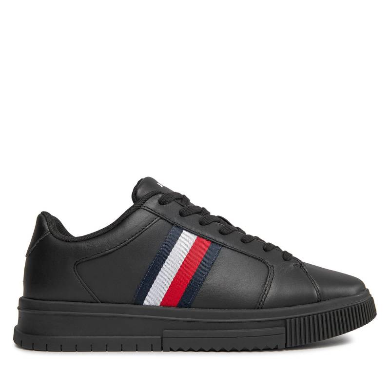 Sneakers Tommy Hilfiger Supercup Lth Stripes Ess FM0FM04895 Schwarz von Tommy Hilfiger