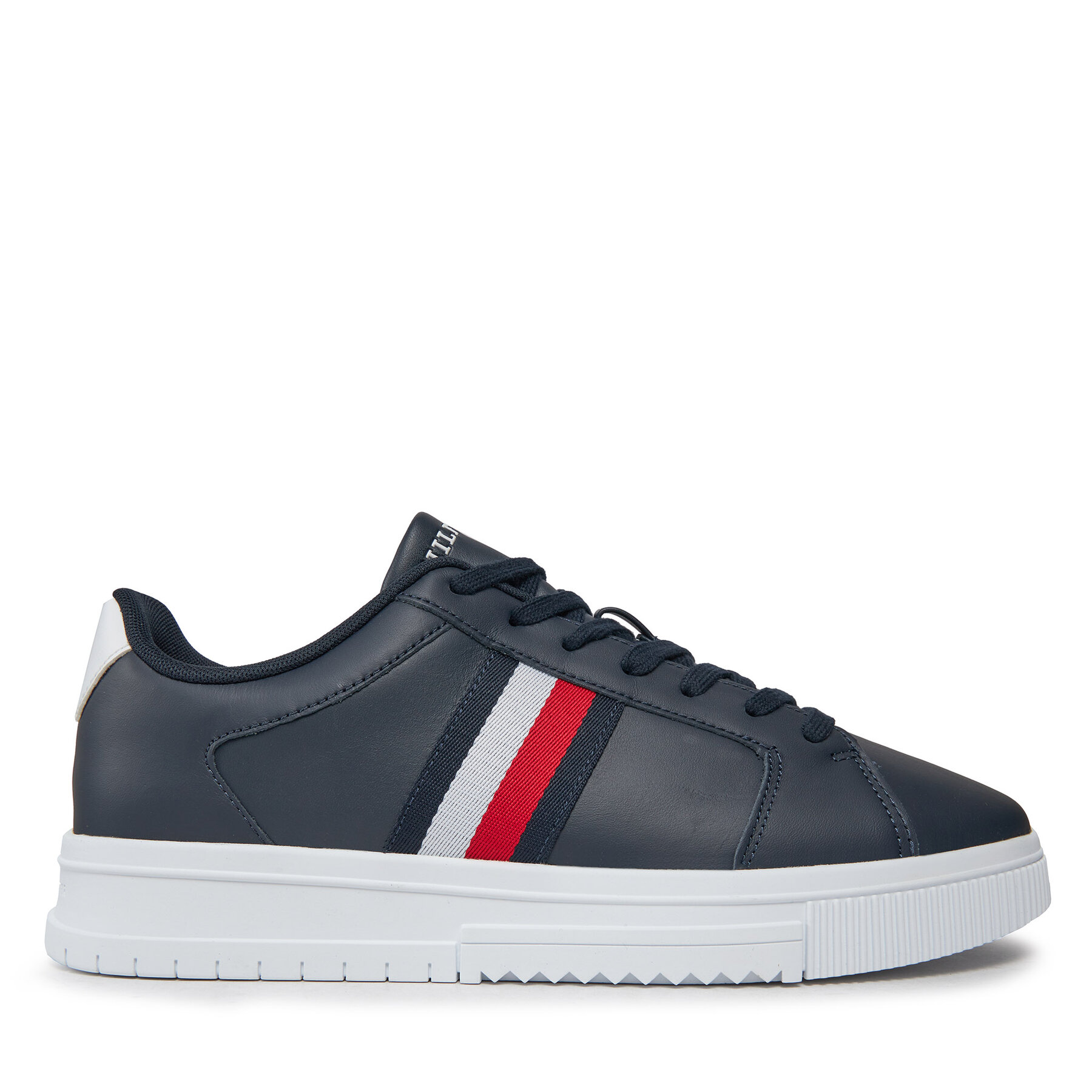 Sneakers Tommy Hilfiger Supercup Lth Stripes Ess FM0FM04895 Dunkelblau von Tommy Hilfiger