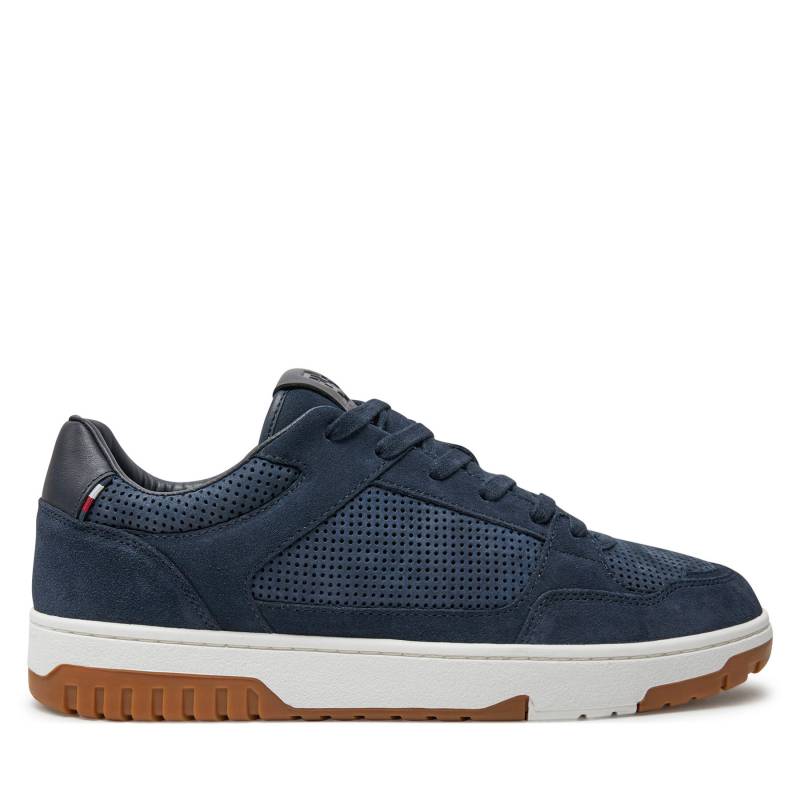 Sneakers Tommy Hilfiger Th Basket Best Nubuck Mix FM0FM05119 Dunkelblau von Tommy Hilfiger