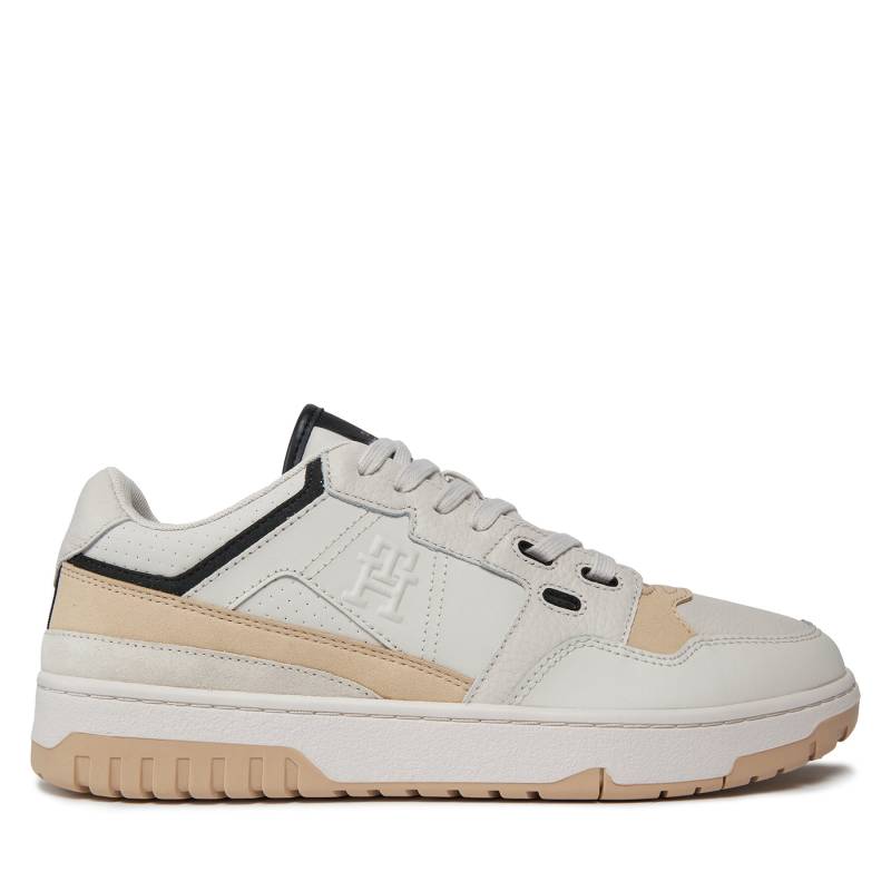 Sneakers Tommy Hilfiger Th Basket Street Lth FM0FM04874 Beige von Tommy Hilfiger