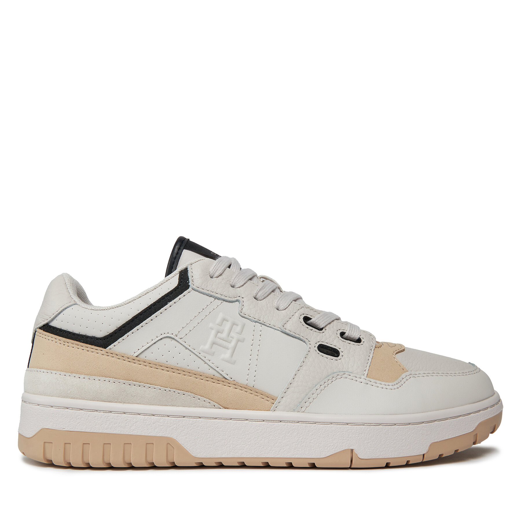 Sneakers Tommy Hilfiger Th Basket Street Lth FM0FM04874 Beige von Tommy Hilfiger