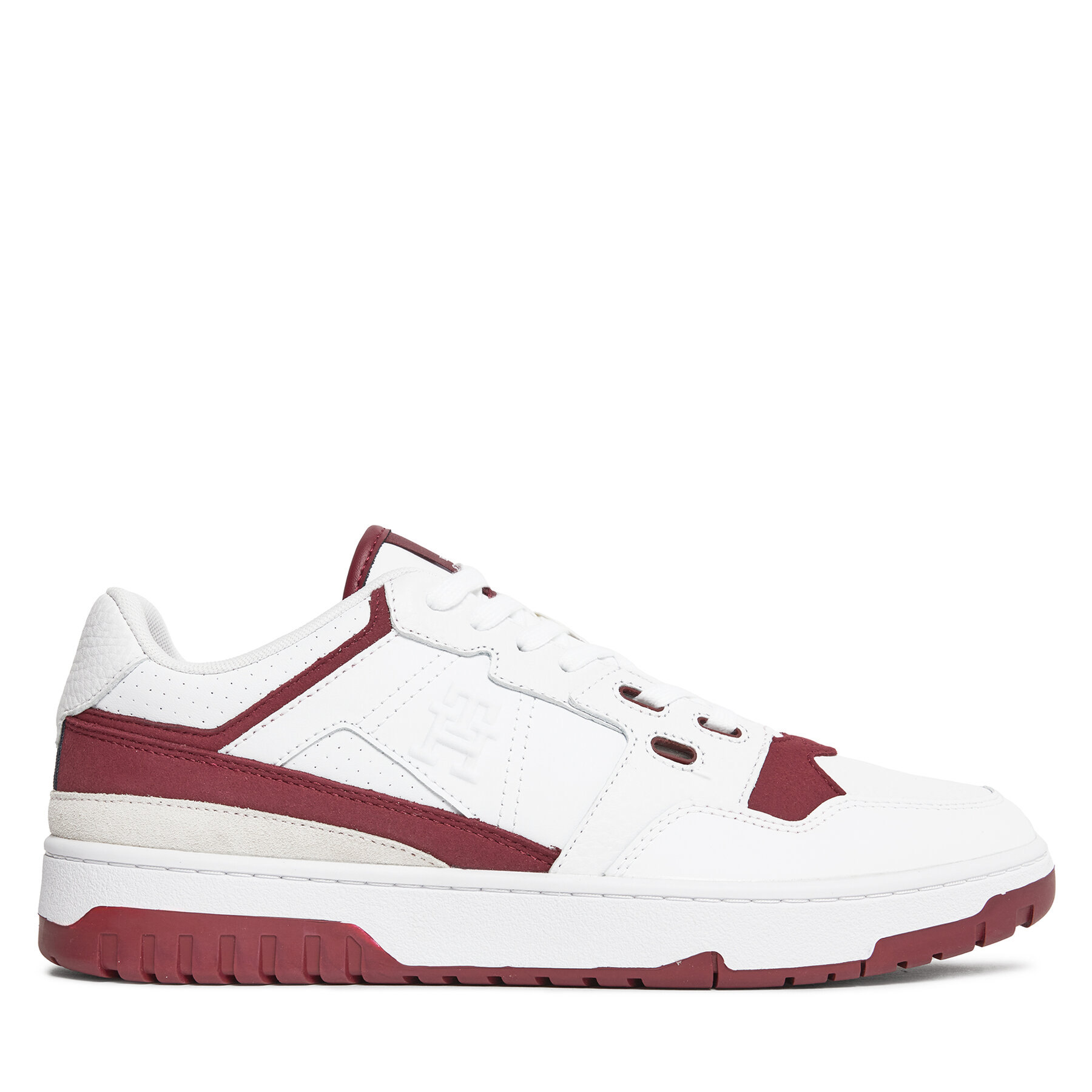 Sneakers Tommy Hilfiger Th Basket Street Lth FM0FM04874 Rot von Tommy Hilfiger