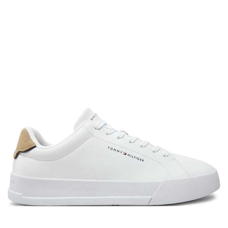 Sneakers Tommy Hilfiger Th Court Lth Detail Ess FM0FM05367 Weiß von Tommy Hilfiger