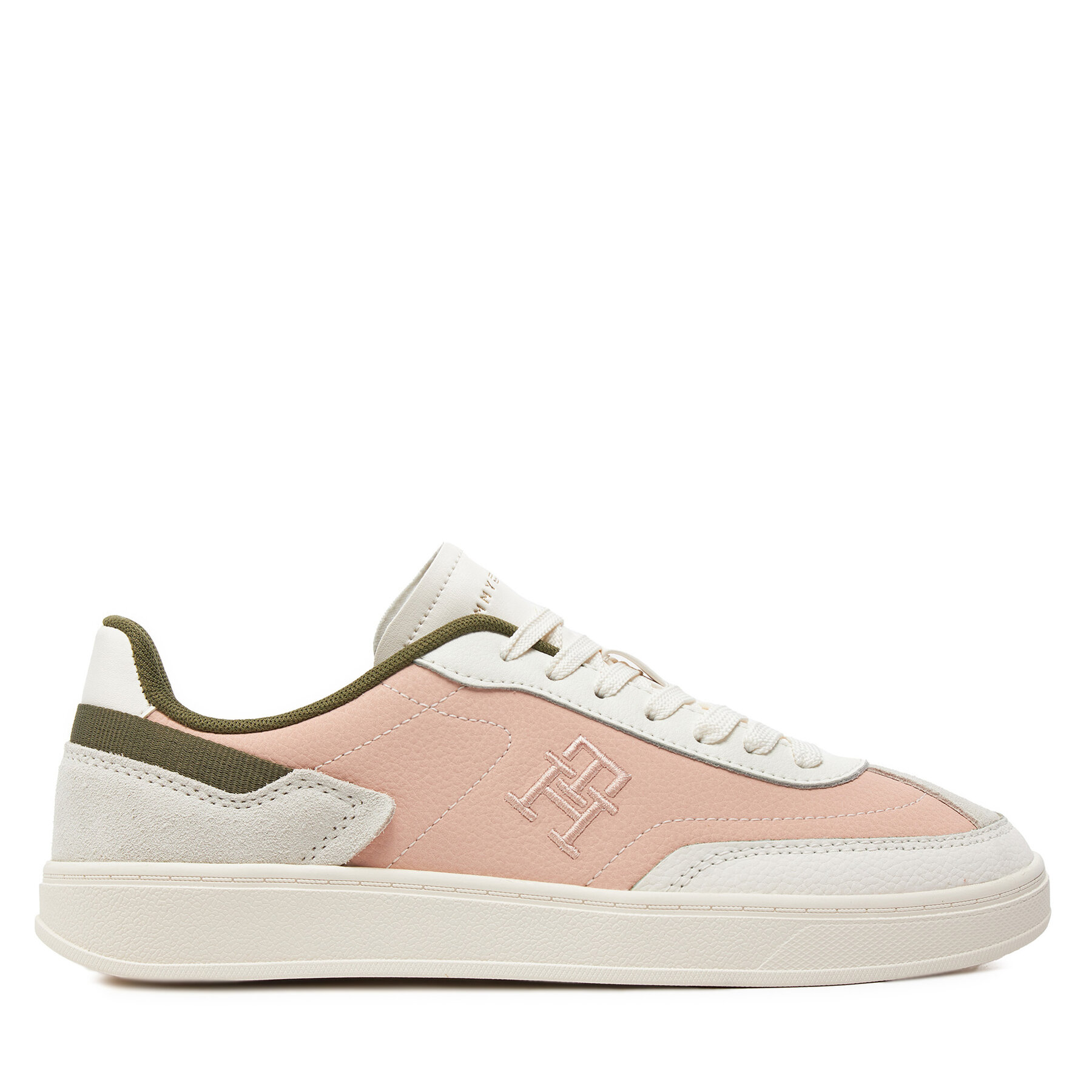 Sneakers Tommy Hilfiger Th Heritage Court Sneaker Sde FW0FW08037 Rosa von Tommy Hilfiger