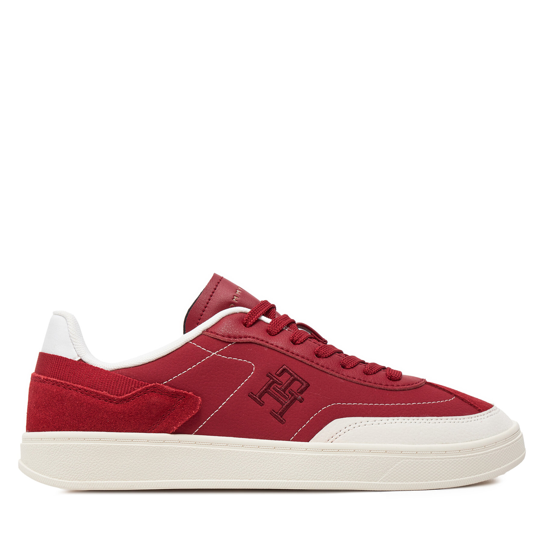 Sneakers Tommy Hilfiger Th Heritage Court Sneaker Sde FW0FW08037 Rot von Tommy Hilfiger