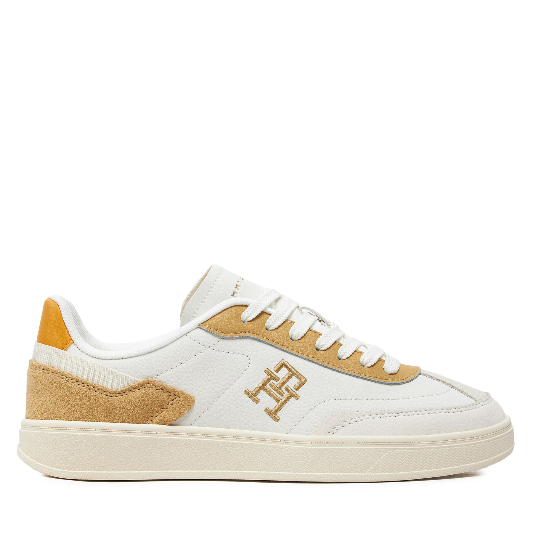 Sneakers Tommy Hilfiger Th Heritage Court Sneaker Sde FW0FW08037 Weiß von Tommy Hilfiger