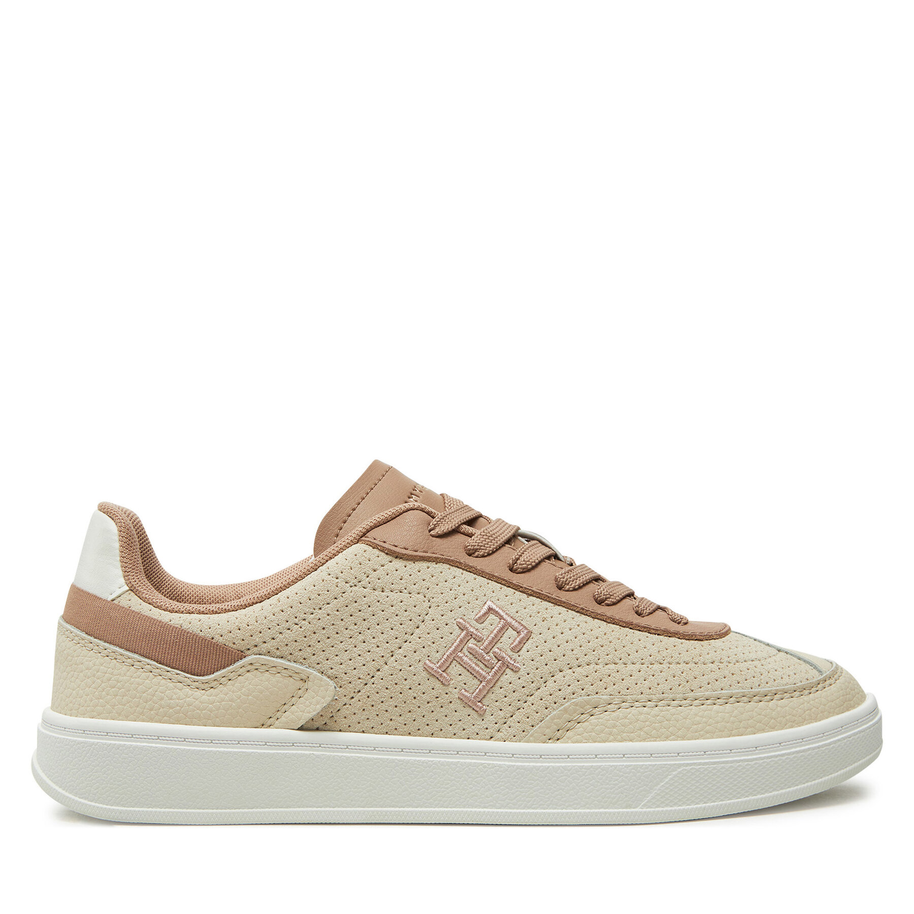 Sneakers Tommy Hilfiger Th Heritage Sneaker Perf FW0FW08380 Beige von Tommy Hilfiger