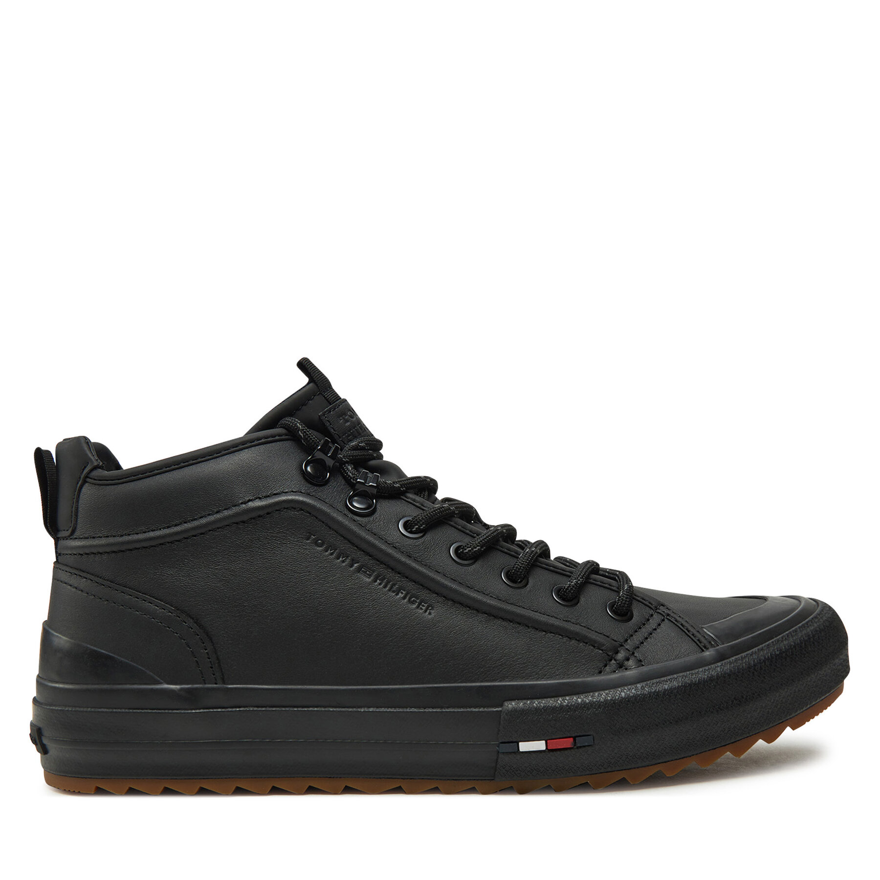 Sneakers Tommy Hilfiger Th Hi Vulc Cleat Lth FM0FM05313 Schwarz von Tommy Hilfiger