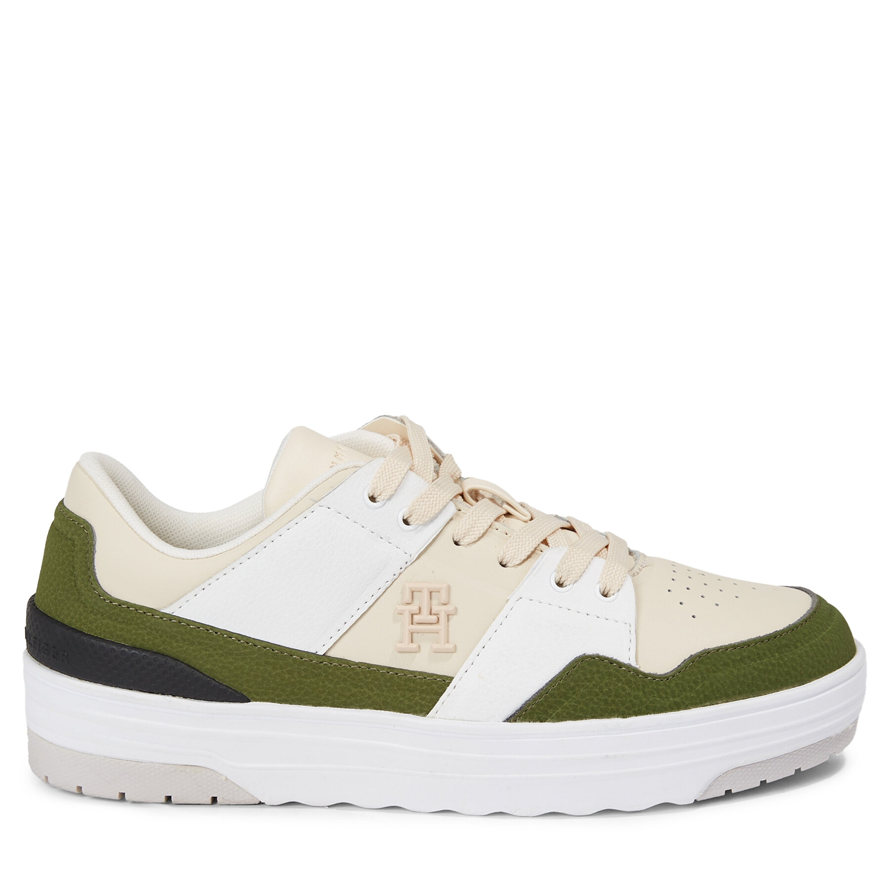 Sneakers Tommy Hilfiger Th Lo Basket Sneaker FW0FW07309 Beige von Tommy Hilfiger