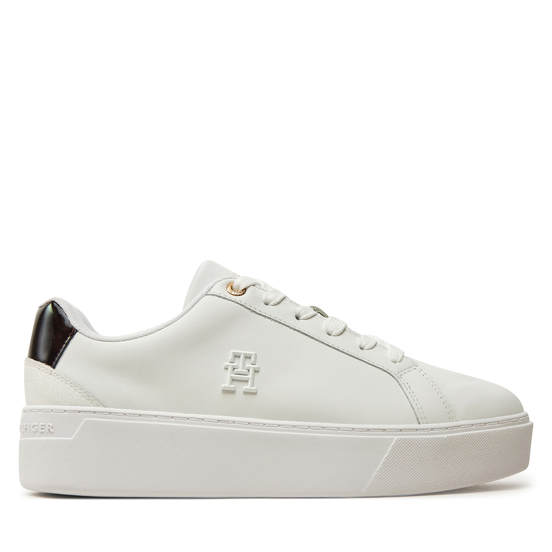 Sneakers Tommy Hilfiger Th Platform Court Sneaker FW0FW08614 Weiß von Tommy Hilfiger