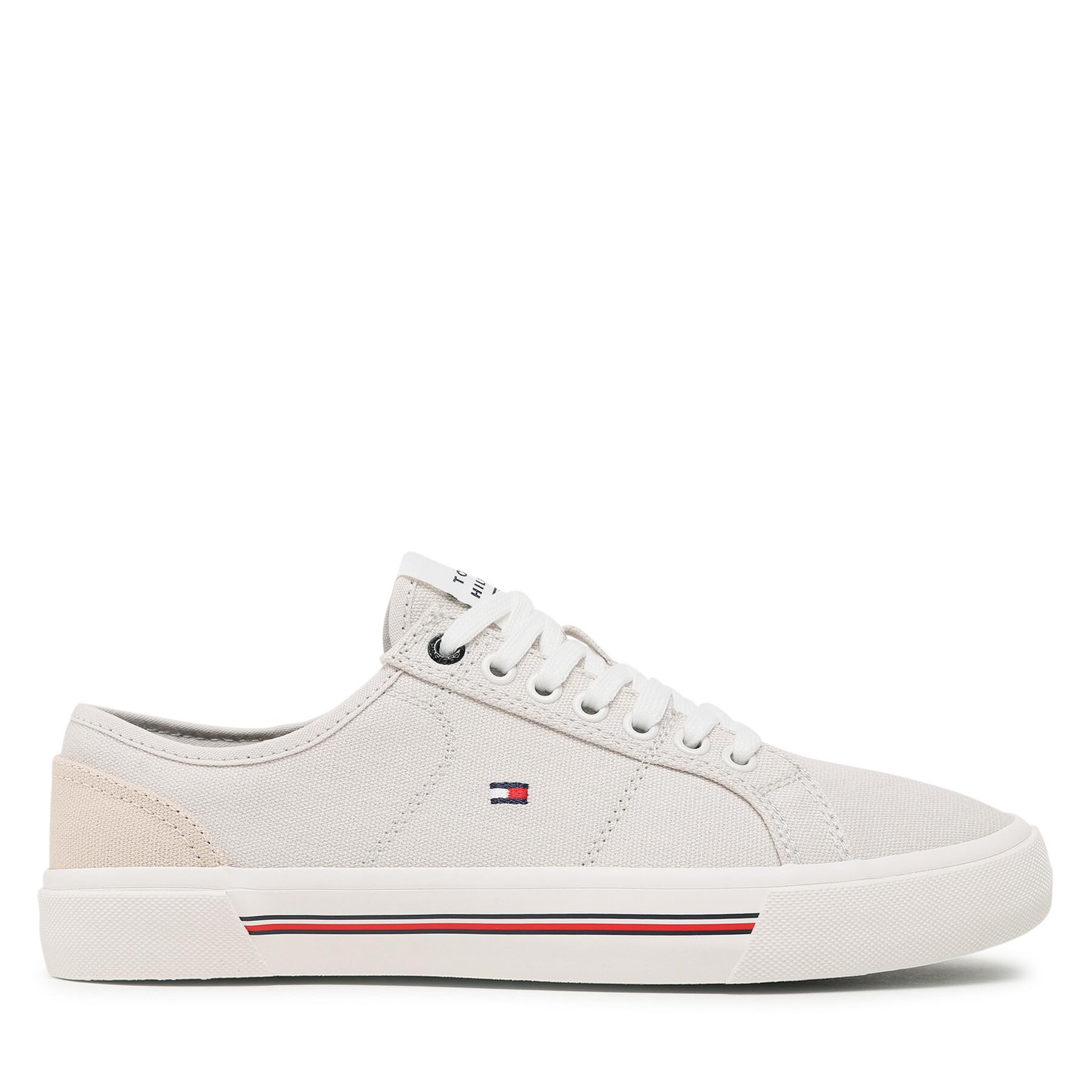 Sneakers aus Stoff Tommy Hilfiger Core Corporate Vulc Canvas FM0FM04560 Grau von Tommy Hilfiger