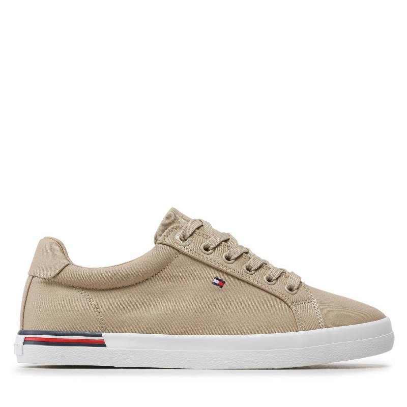 Sneakers aus Stoff Tommy Hilfiger Essential Stripes FW0FW06954 Beige von Tommy Hilfiger