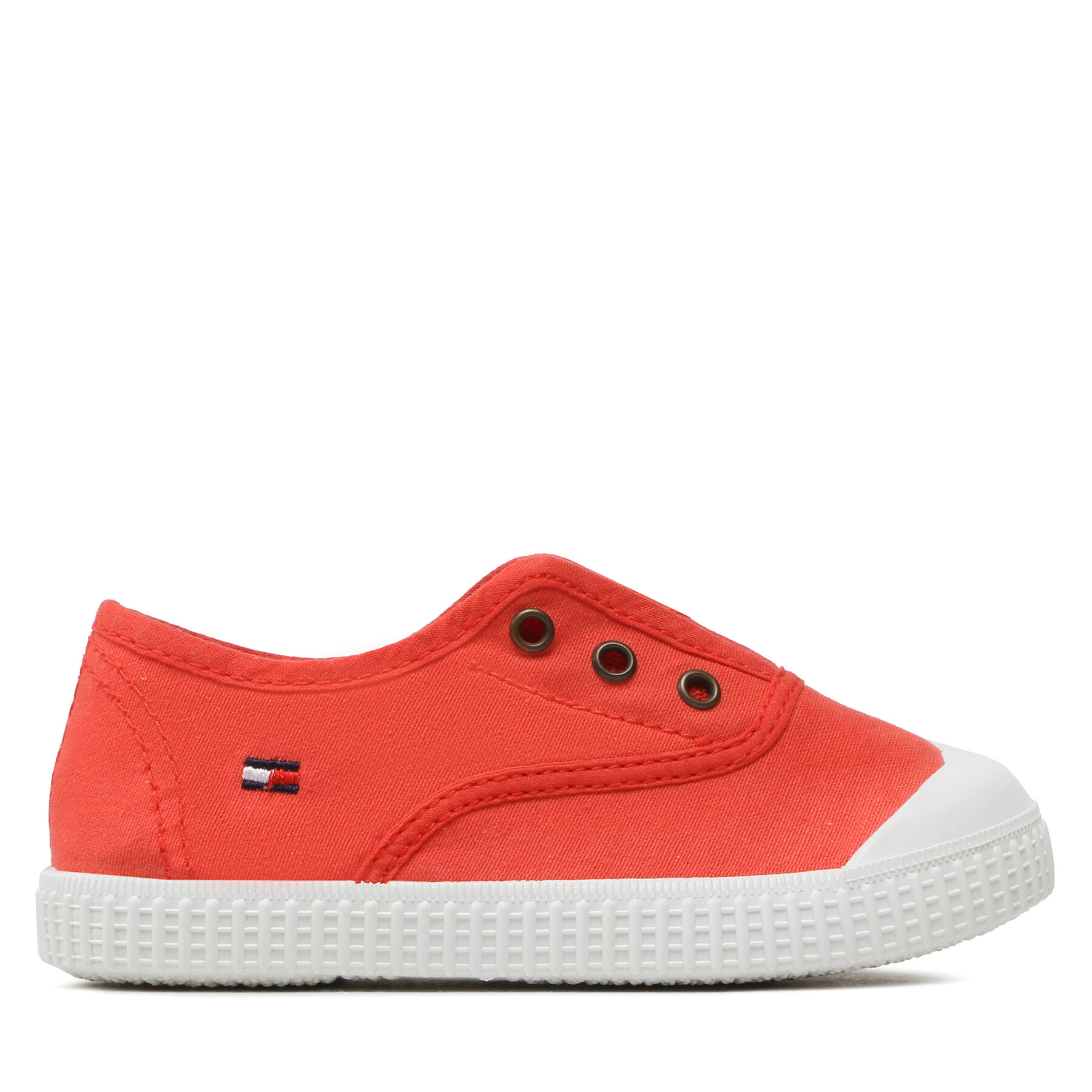 Sneakers aus Stoff Tommy Hilfiger Low Cut Easy-On Sneaker T1X9-32824-0890 S Korallenfarben von Tommy Hilfiger