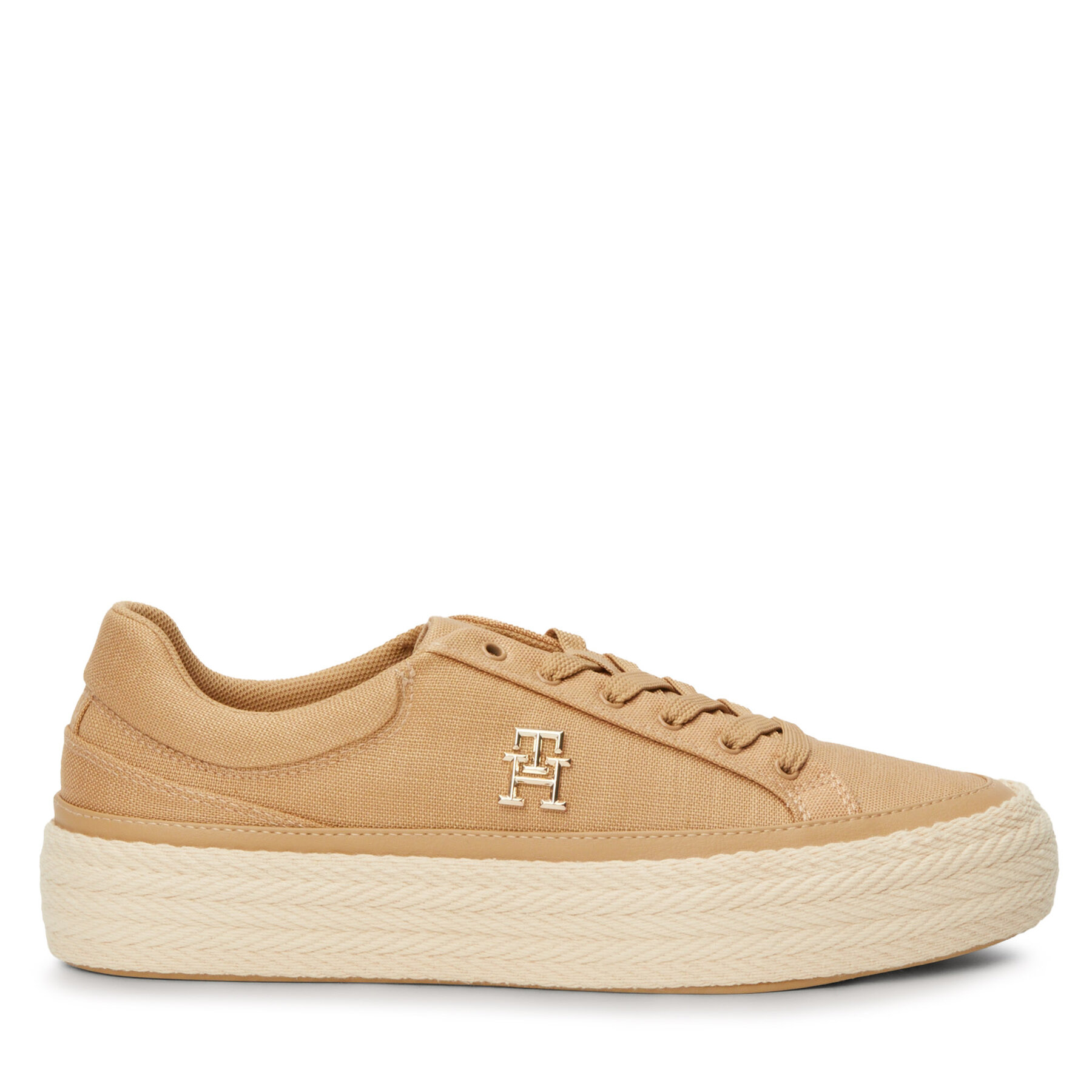 Sneakers aus Stoff Tommy Hilfiger Vulc Sneaker Linnen FW0FW07673 Braun Sneakers aus Stoff Tommy Hilfiger Vulc Sneaker Linnen FW0FW07673 Braun von Tommy Hilfiger