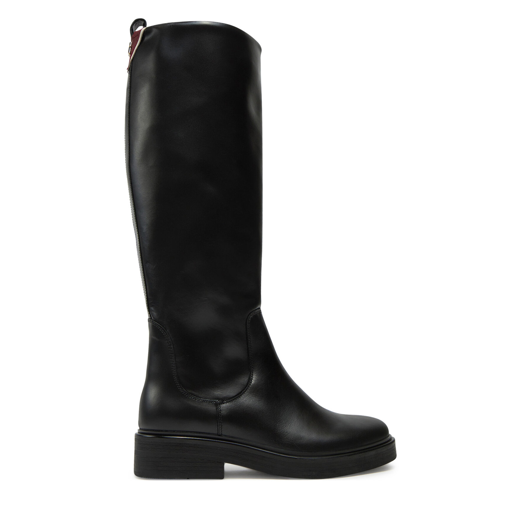 Stiefel Tommy Hilfiger Premium Leather Long Boot FW0FW08180 Schwarz von Tommy Hilfiger