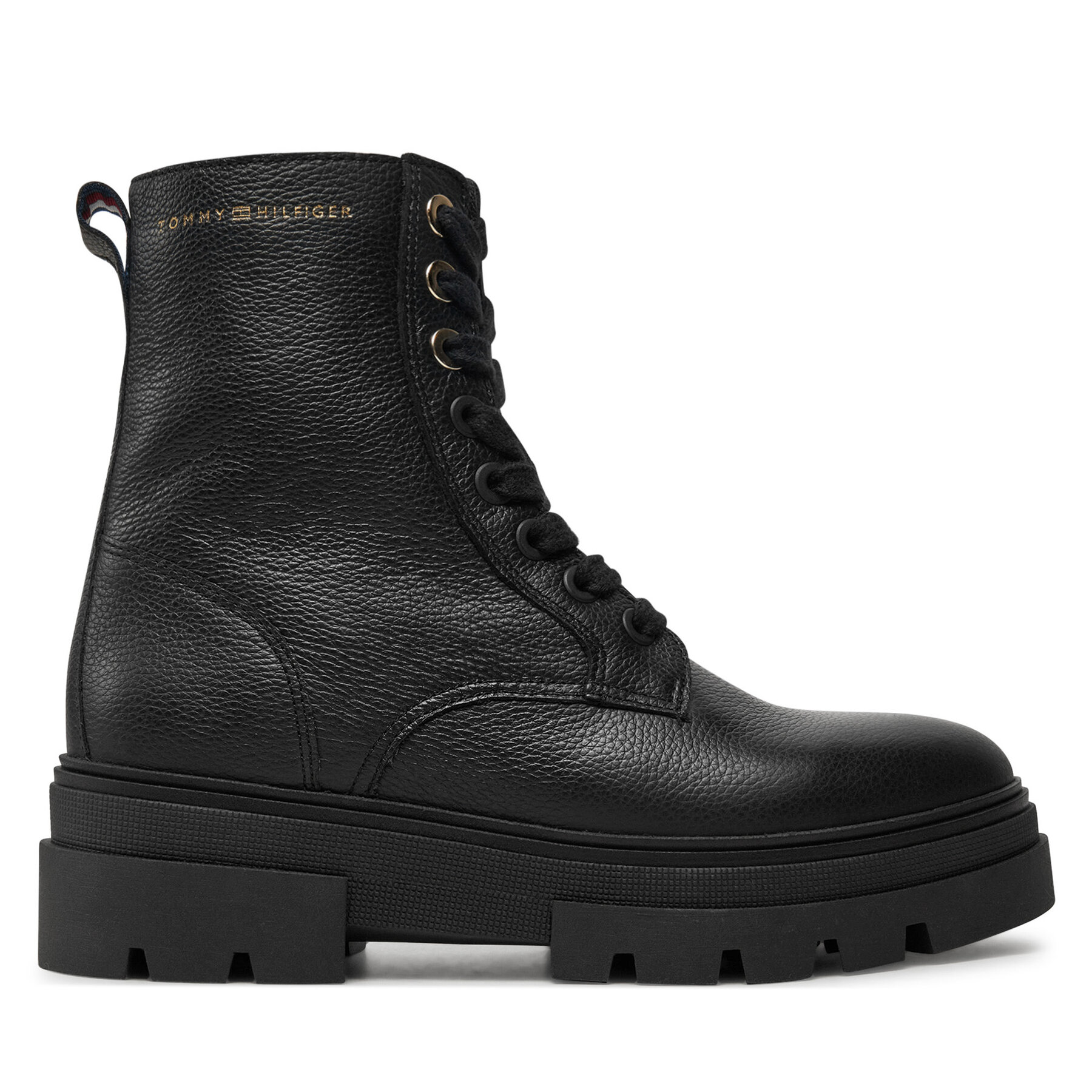 Stiefeletten Tommy Hilfiger Bicolor Leather Lace-Up FW0FW08160 Schwarz Stiefeletten Tommy Hilfiger Bicolor Leather Lace-Up FW0FW08160 Schwarz von Tommy Hilfiger