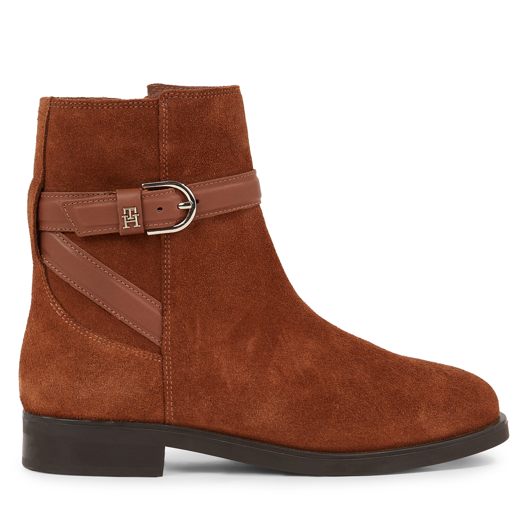 Stiefeletten Tommy Hilfiger Elevated Essential Boot Suede FW0FW07482 Braun von Tommy Hilfiger