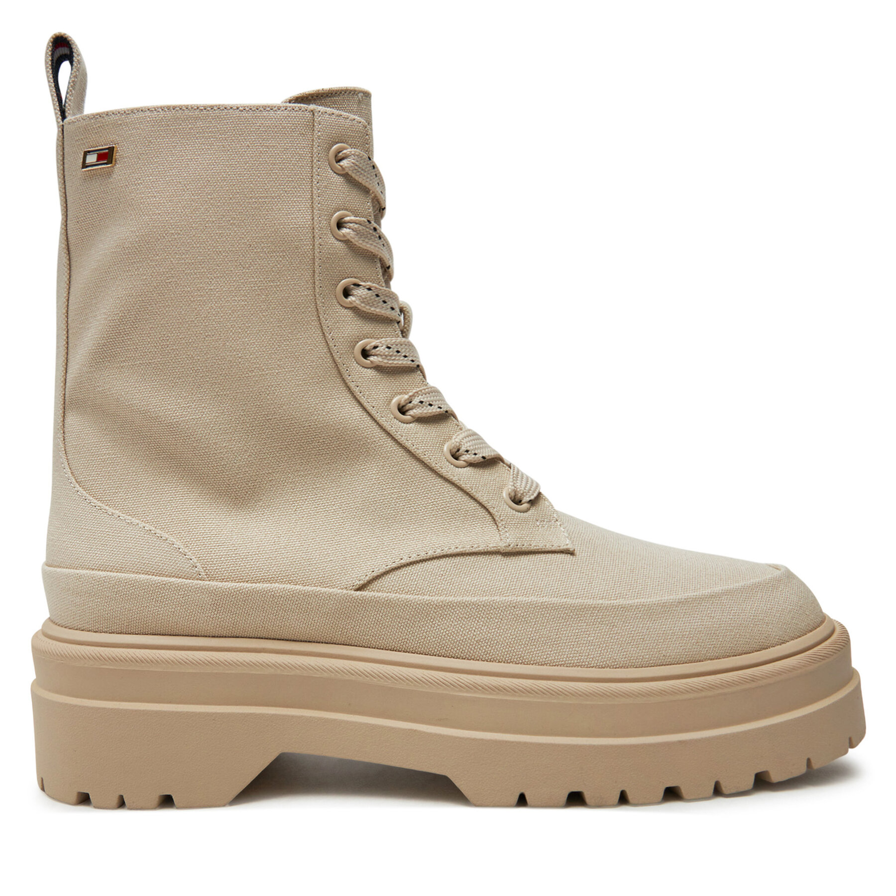 Stiefeletten Tommy Hilfiger FW0FW08200 Beige von Tommy Hilfiger