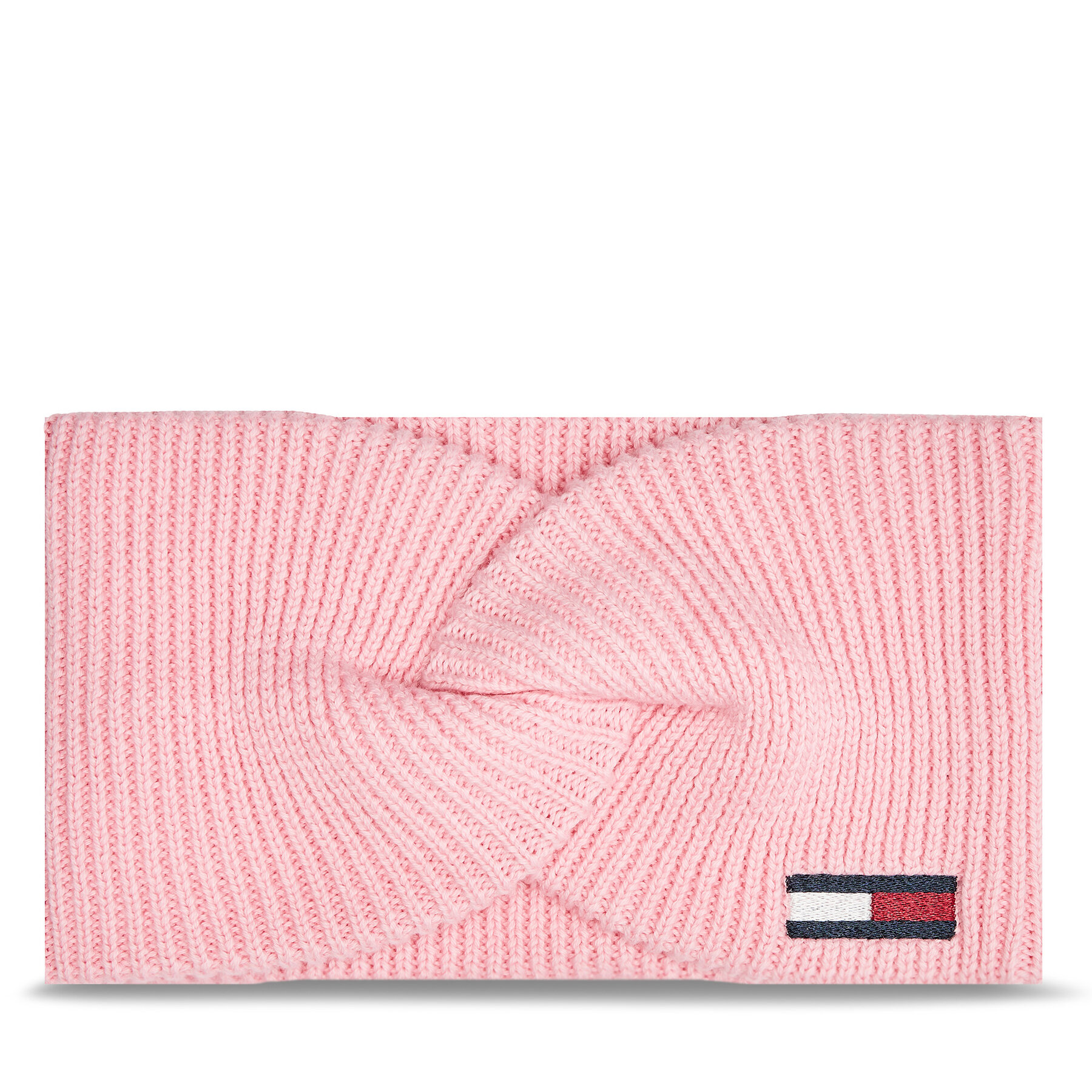 Stirnband Tommy Hilfiger Elongated Flag AW0AW16776 Rosa von Tommy Hilfiger