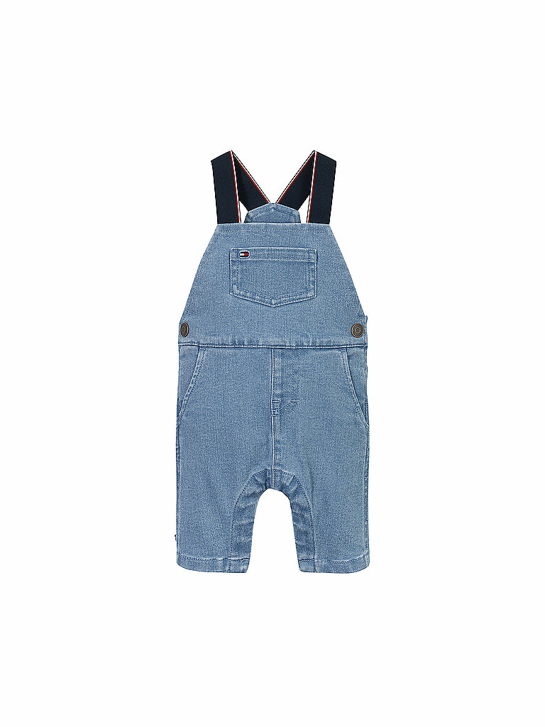 TOMMY HILFIGER Baby Latzhose blau | 68 von Tommy Hilfiger
