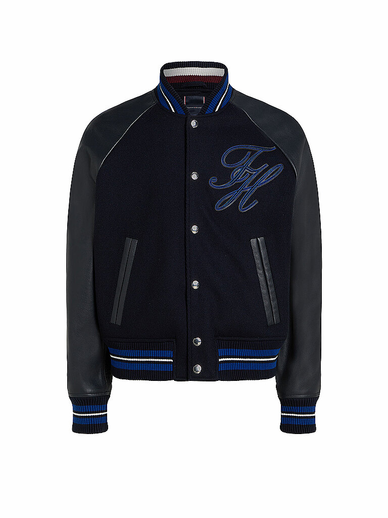 TOMMY HILFIGER Blouson blau | L von Tommy Hilfiger