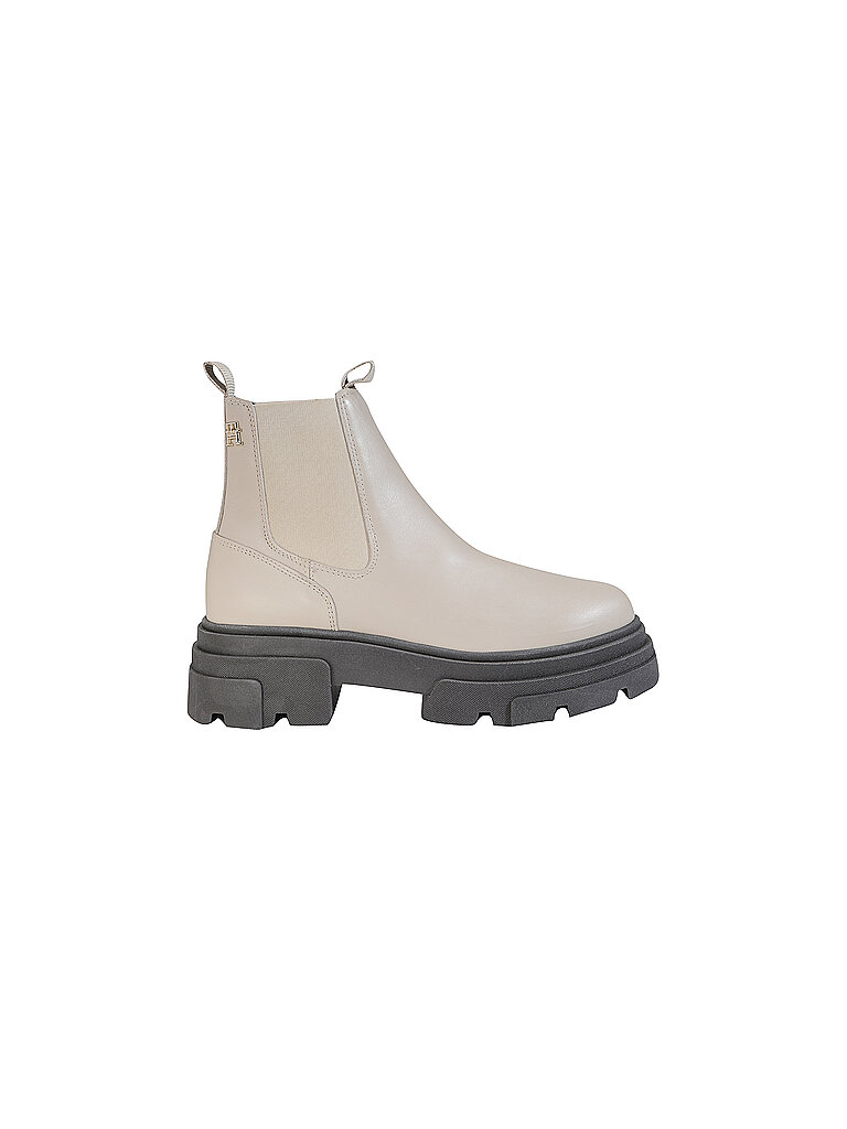 TOMMY HILFIGER Chelsea Boots beige | 36 von Tommy Hilfiger