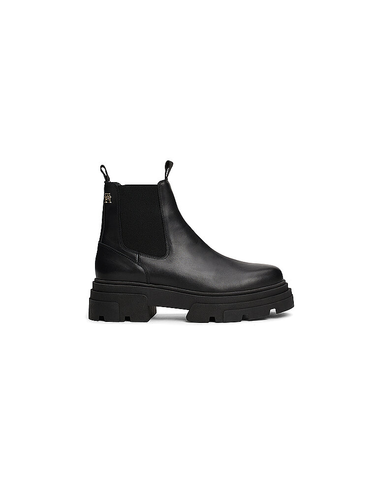 TOMMY HILFIGER Chelsea Boots schwarz | 36 von Tommy Hilfiger