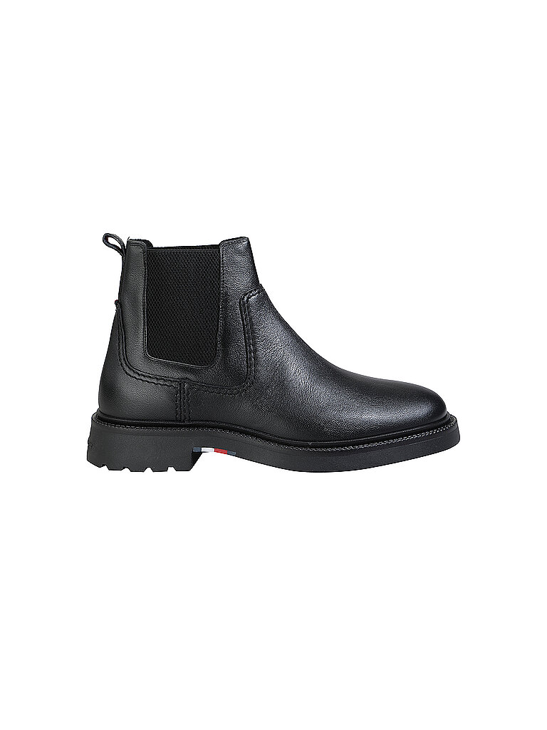 TOMMY HILFIGER Chelsea Boots  schwarz | 41 von Tommy Hilfiger