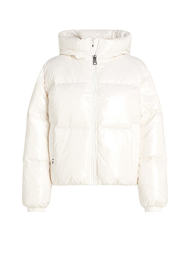 TOMMY HILFIGER Daunenjacke NEW YORK weiss | L von Tommy Hilfiger