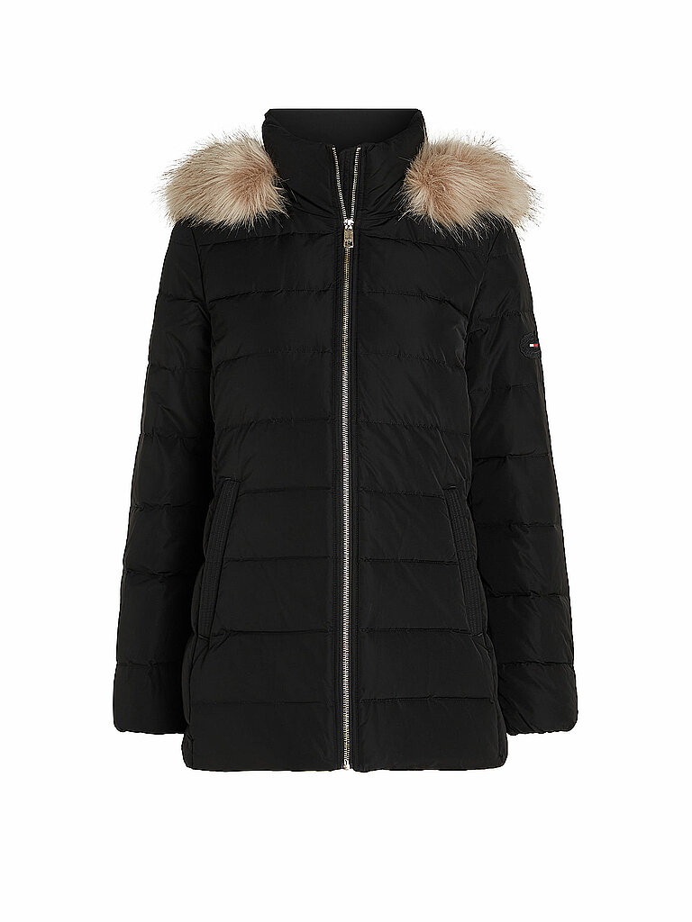 TOMMY HILFIGER Daunenjacke TYRA  schwarz | L von Tommy Hilfiger