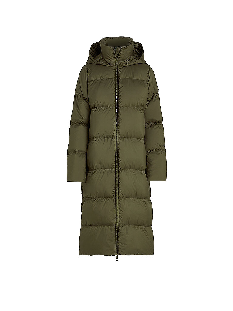 TOMMY HILFIGER Daunenmantel  olive | L von Tommy Hilfiger