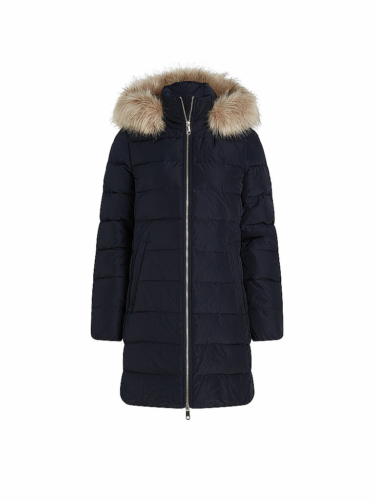 TOMMY HILFIGER Daunensteppmantel dunkelblau | S TOMMY HILFIGER Daunensteppmantel dunkelblau | S von Tommy Hilfiger