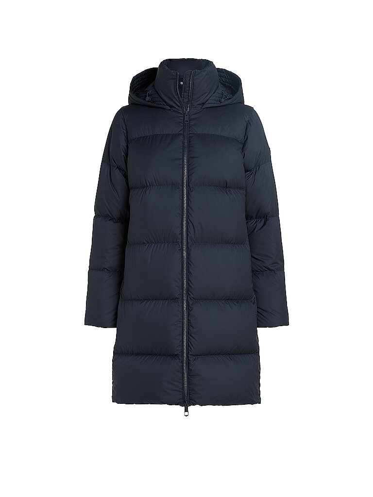 TOMMY HILFIGER Daunensteppmantel dunkelblau | XS von Tommy Hilfiger