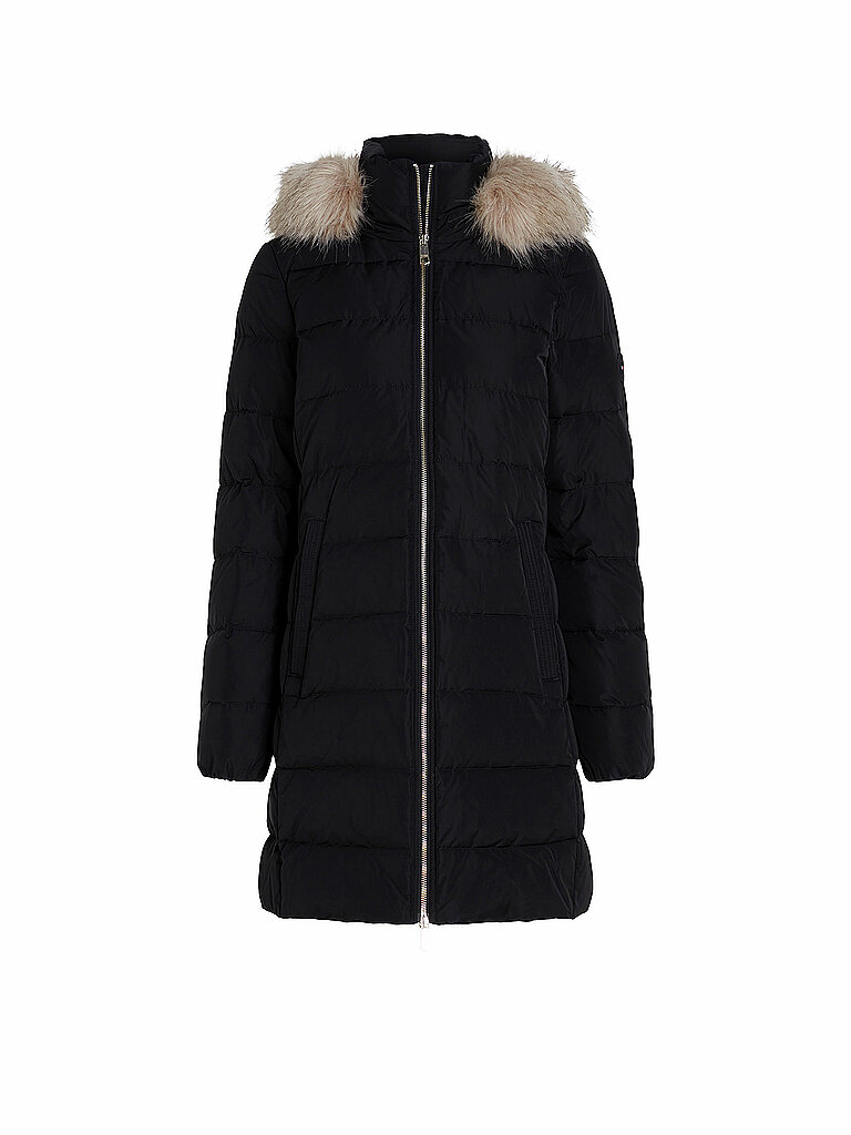TOMMY HILFIGER Daunensteppmantel schwarz | M TOMMY HILFIGER Daunensteppmantel schwarz | M von Tommy Hilfiger