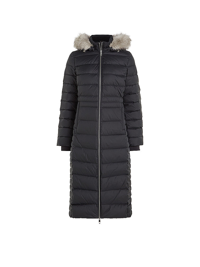 TOMMY HILFIGER Daunensteppmantel  schwarz | XXS von Tommy Hilfiger